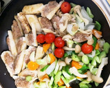 肉詰めきりたんぽの塩だれ炒め煮作り方16写真