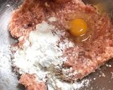 焼き長芋とおからの鶏ハンバーグ作り方3写真