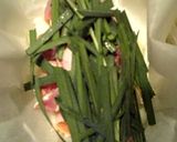 クックパーで簡単親子ニラ玉作り方3写真
