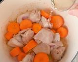 鶏肉と人参、プルーンの白ワイン煮作り方7写真