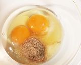 うちの定番！白すりごまの玉子焼き作り方1写真