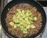 そら豆と乾燥しめじのひき肉オイスター炒め作り方16写真