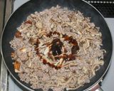 そら豆と乾燥しめじのひき肉オイスター炒め作り方15写真