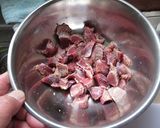 カンタンおつまみ　砂ズリのガーリック焼き作り方3写真