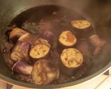 材料4つ★ナスの梅めんつゆ煮作り方2写真