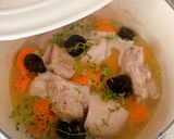 鶏肉と人参、プルーンの白ワイン煮作り方9写真