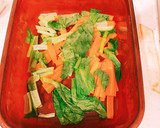 15分簡単　トマトと鶏肉煮込みの豆腐和え作り方2写真