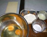 サクサクパイ入り♬ロールケーキ【渋栗】作り方1写真