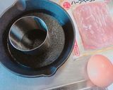 面白い〜？たこ焼きと卵のベーコン巻き作り方1写真