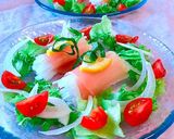 食べるのが楽しい✨大根の生ハム巻きサラダ作り方8写真