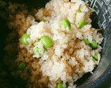 お酒の〆に❤️枝豆と塩昆布のごはん♪作り方4写真