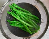 ガリといんげんの サッパリ和え物作り方1写真