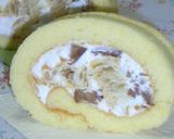 サクサクパイ入り♬ロールケーキ【渋栗】作り方16写真