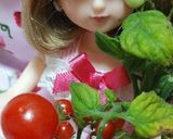 リカcサイズ♡ソフバン*トマトたまご炒め作り方1写真