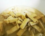 小松菜とうすあげの透明醤油仕立て作り方2写真