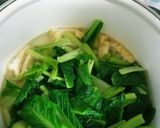 小松菜とうすあげの透明醤油仕立て作り方3写真