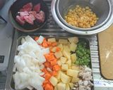 幼児用野菜たっぷりチキンカレー作り方2写真