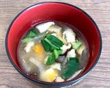 時短♡煮干し&椎茸の旨味たっぷりお味噌汁作り方5写真