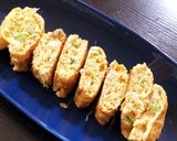 卵大量消費！ネギ入り卵焼き作り方5写真