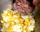 ゆで卵と色々サラダカレー風味作り方2写真