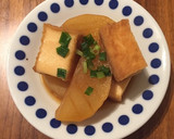定番の美味しさ◎厚揚げと大根の煮物作り方5写真