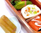 父の日　牛肉しぐれ煮　玄米弁当　詰め方作り方5写真