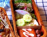父の日　牛肉しぐれ煮　玄米弁当　詰め方作り方8写真
