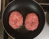 超簡単☆旨テリ特大ハンバーグのロコモコ丼作り方3写真