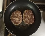 超簡単☆旨テリ特大ハンバーグのロコモコ丼作り方4写真