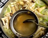 もずくとみょうがのお味噌汁作り方3写真