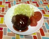 超簡単☆照焼きソースのビーフハンバーグ！作り方9写真
