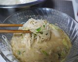 麺類のつけダレ:棒々鶏風作り方5写真