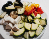 ササミと夏野菜のゴロゴロ炒め作り方2写真