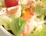 食パンクルトンの温たまシーザーサラダ作り方5写真