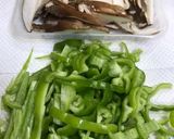 ピーマンと椎茸のバター炒め作り方1写真