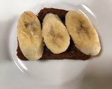 コストコチョコチップマフィンのバナナ乗せ作り方2写真