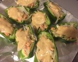 ピーマンと鮭の味噌マヨ焼き作り方3写真
