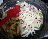 パリパリ!アスパラベーコン茶巾グラタン作り方2写真