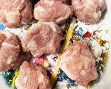 豚こま団子のスゴだれ炒め煮作り方7写真