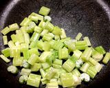 低糖質☆セロリのおかかマヨ炒め作り方2写真