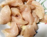 きりたんぽ胸肉の砂糖を使わない照り焼き作り方1写真