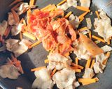 にら豚キムチ炒め（にんじん入り）作り方6写真