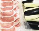 簡単！レンジで作るナスの豚肉巻き作り方1写真