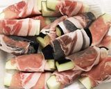 簡単！レンジで作るナスの豚肉巻き作り方2写真