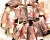 簡単！レンジで作るナスの豚肉巻き作り方3写真
