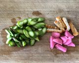 簡単！アスパラと練り物炒め作り方1写真