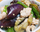 簡単おかず♡茄子とひき肉の胡麻味噌炒め作り方7写真