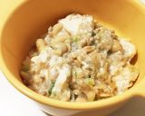 強い身体をつくる幼児食★豆鶏魚の味噌炒め作り方3写真