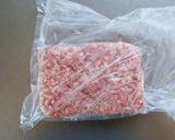 簡単節約☆豚ひき肉のサイコロステーキ。作り方1写真