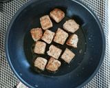 簡単節約☆豚ひき肉のサイコロステーキ。作り方7写真